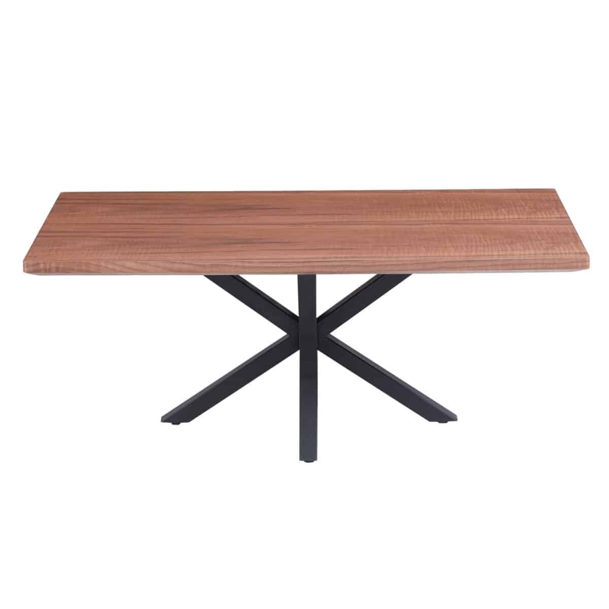 ΤΡΑΠΕΖΙ ΣΑΛΟΝΙΟΥ HM9470.02 MDF ΜΕ ΚΑΠΛΑΜΑ ΞΥΛΟΥ ΚΑΡΥΔΙΑΣ 120x60x45,5Υεκ. - Image 3