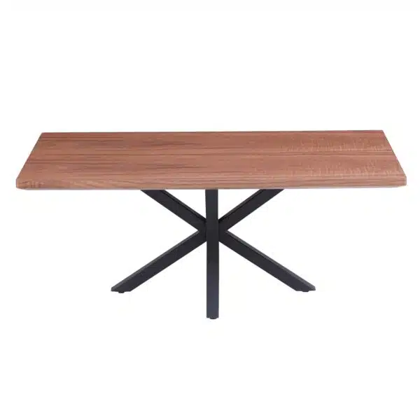ΤΡΑΠΕΖΙ ΣΑΛΟΝΙΟΥ HM9470.02 MDF ΜΕ ΚΑΠΛΑΜΑ ΞΥΛΟΥ ΚΑΡΥΔΙΑΣ 120x60x45,5Υεκ. - Image 3