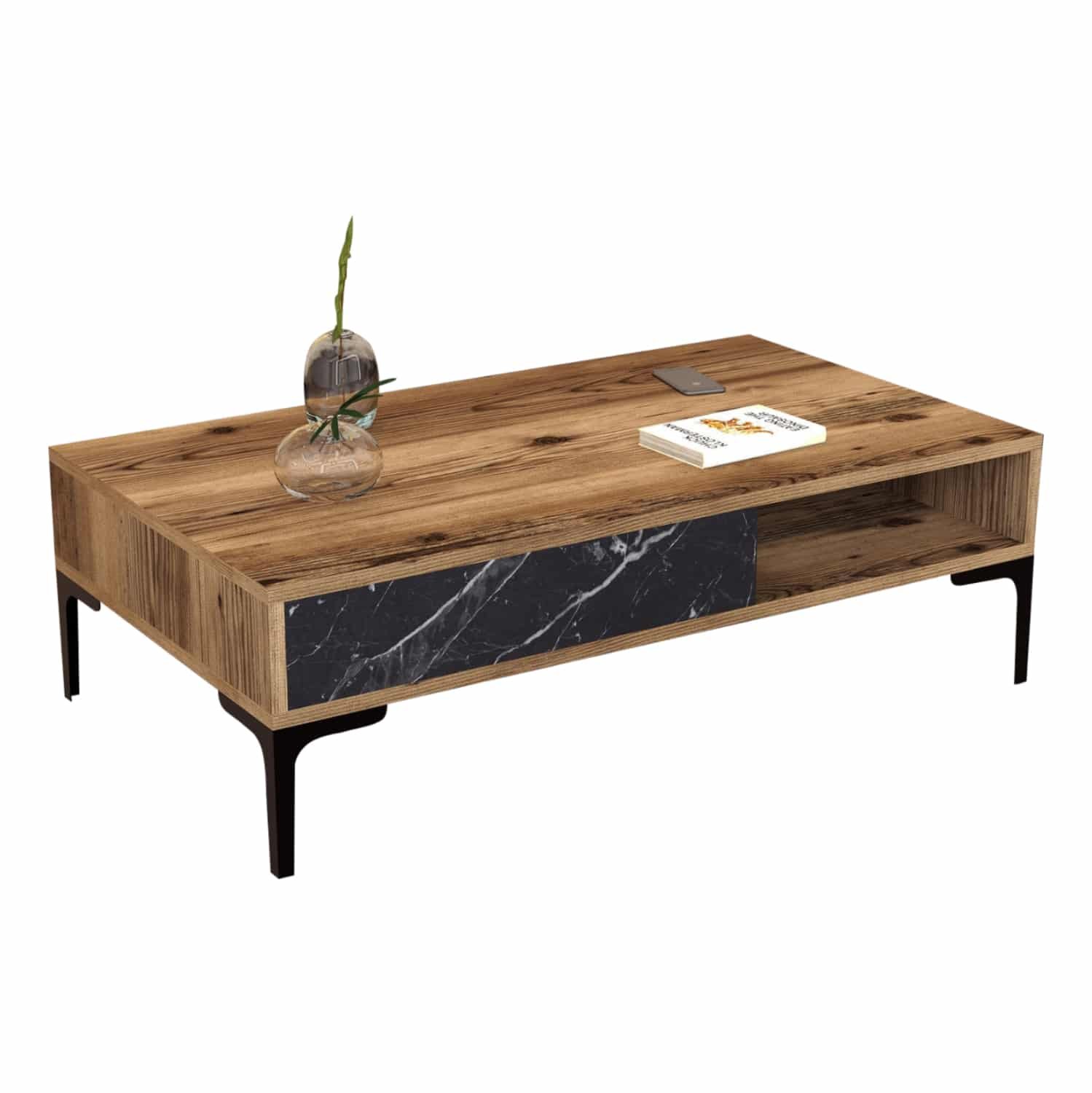 ΤΡΑΠΕΖΙ ΣΑΛΟΝΙΟΥ HM9503.04 ΜΕΛΑΜΙΝΗΣ ΚΑΡΥΔΙ-ΜΑΥΡΟ ΜΑΡΜΑΡΟ&ΜΕΤΑΛ.ΠΟΔΙ 105x60x32.6Υεκ. ΤΡΑΠΕΖΙ ΣΑΛΟΝΙΟΥ HM9503.04 ΜΕΛΑΜΙΝΗΣ ΚΑΡΥΔΙ-ΜΑΥΡΟ ΜΑΡΜΑΡΟ&ΜΕΤΑΛ.ΠΟΔΙ 105x60x32.6Υεκ.