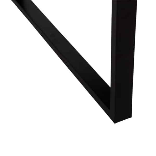 ΤΡΑΠΕΖΙ ΣΑΛΟΝΙΟΥ SHABEN HM9585.01 MDF ΜΑΥΡΟ ΜΑΡΜΑΡΟ-ΜΑΥΡΗ ΜΕΤΑΛΛΙΚΗ ΒΑΣΗ 120x60X46Yεκ. - Image 6