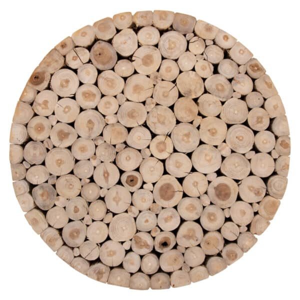 ΤΡΑΠΕΖΙ ΣΑΛΟΝΙΟΥ HM9804 ΞΥΛΟ ΤΕΑΚ ΣΕ ΦΥΣΙΚΟ Φ80x46Yεκ. - Image 6