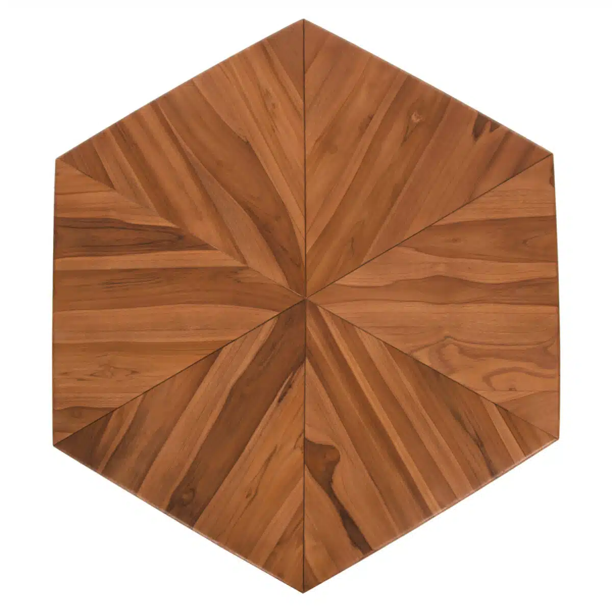 ΤΡΑΠΕΖΙ ΣΑΛΟΝΙΟΥ HEXAGON HM9790 ΞΥΛΟ ΤΕΑΚ ΣΕ ΦΥΣΙΚΟ 114x99x34Yεκ. - Image 5