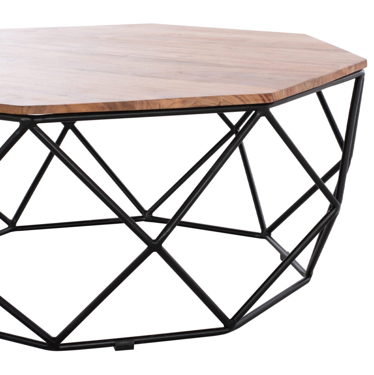 ΤΡΑΠΕΖΙ ΣΑΛΟΝΙΟΥ DRAKE ΜΕ ΞΥΛΟ ΑΚΑΚΙΑΣ HM8777.11 Φ82x40 εκ. - Image 3