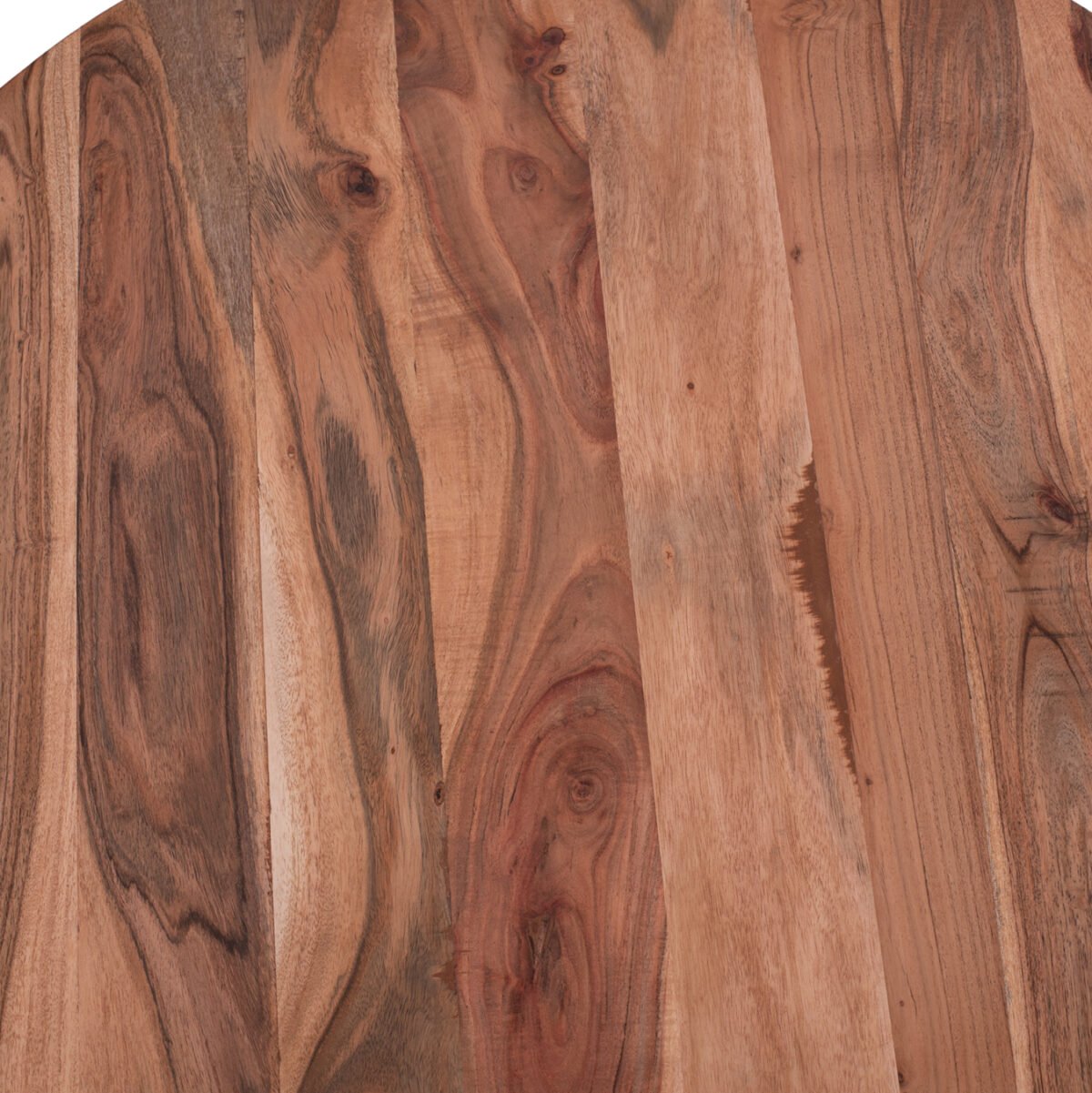 ΤΡΑΠΕΖΙ ΣΑΛΟΝΙΟΥ ANNETTE ΜΕ ΞΥΛΟ ΑΚΑΚΙΑΣ HM8778.11 Φ90x40 εκ. - Image 5