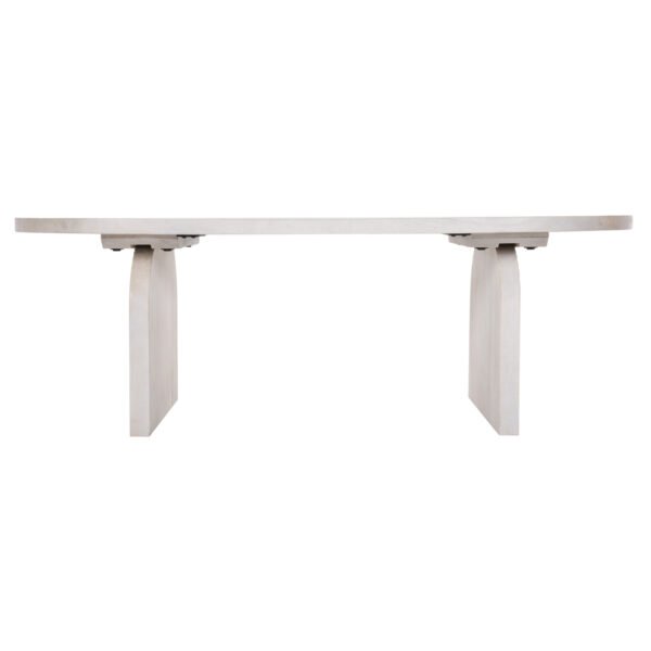 ΤΡΑΠΕΖΙ ΣΑΛΟΝΙΟΥ ΟΒΑΛ HONKY HM9691 ΜΑΣΙΦ ΞΥΛΟ MANGO ΣΕ ΛΕΥΚΟ 120x60x40Yεκ. - Image 5