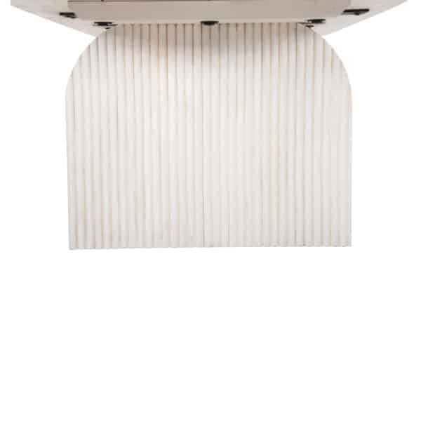 ΤΡΑΠΕΖΙ ΣΑΛΟΝΙΟΥ ΟΒΑΛ HONKY HM9691 ΜΑΣΙΦ ΞΥΛΟ MANGO ΣΕ ΛΕΥΚΟ 120x60x40Yεκ. - Image 6