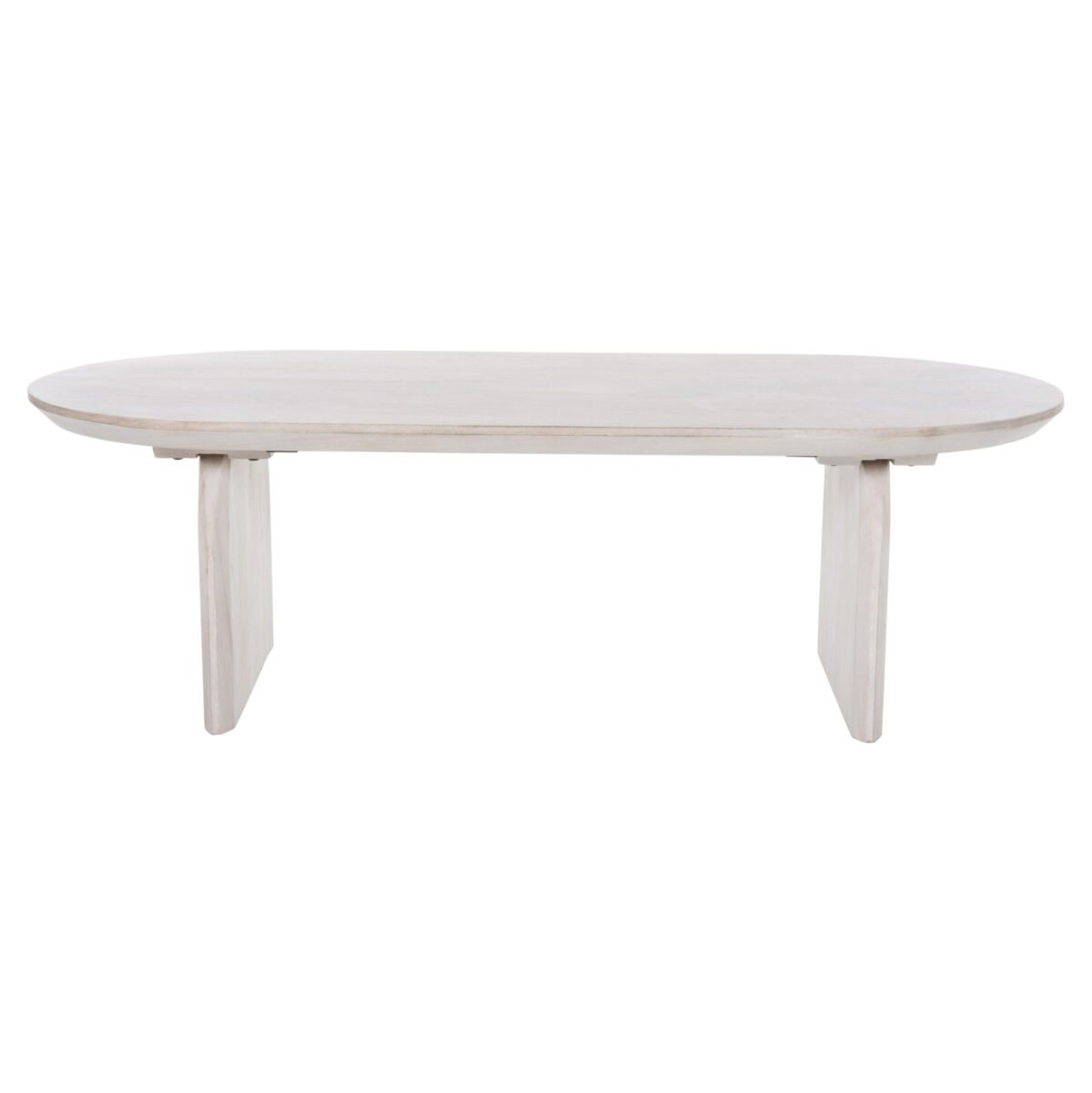 ΤΡΑΠΕΖΙ ΣΑΛΟΝΙΟΥ ΟΒΑΛ HONKY HM9710 ΜΑΣΙΦ ΞΥΛΟ MANGO- ΛΕΥΚΟ 130x60x40Υεκ. - Image 4