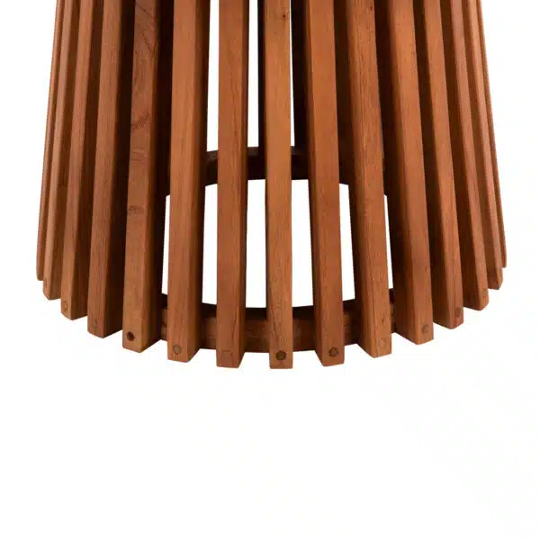 ΤΡΑΠΕΖΙ ΣΑΛΟΝΙΟΥ ΣΤΡΟΓΓΥΛΟ FRANTZ HM9387.11 ΜΑΣΙΦ MINDI ΞΥΛΟ-ΦΥΣΙΚΟ Φ80X45Υεκ. - Image 3