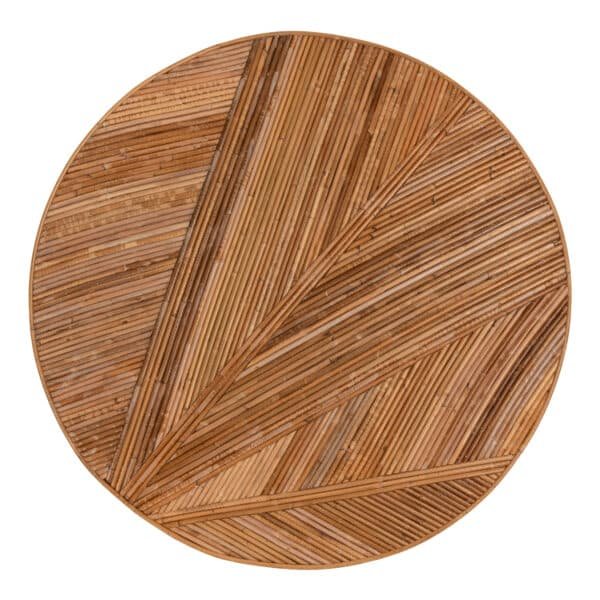 ΤΡΑΠΕΖΙ ΣΑΛΟΝΙΟΥ GATSBY ΣΤΡΟΓΓΥΛΟ HM9651 RATTAN ΧΡΩΜΑ ΦΥΣΙΚΟ Φ100x50Y εκ. - Image 4