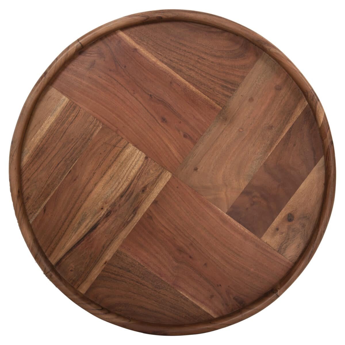 ΤΡΑΠΕΖΙ ΣΑΛΟΝΙΟΥ ΣΤΡΟΓΓΥΛΟ RAJJEH HM9693 ΜΑΣΙΦ ΑΚΑΚΙΑ ΦΥΣΙΚΟ ΧΡΩΜΑ Φ60x45Υεκ. - Image 8