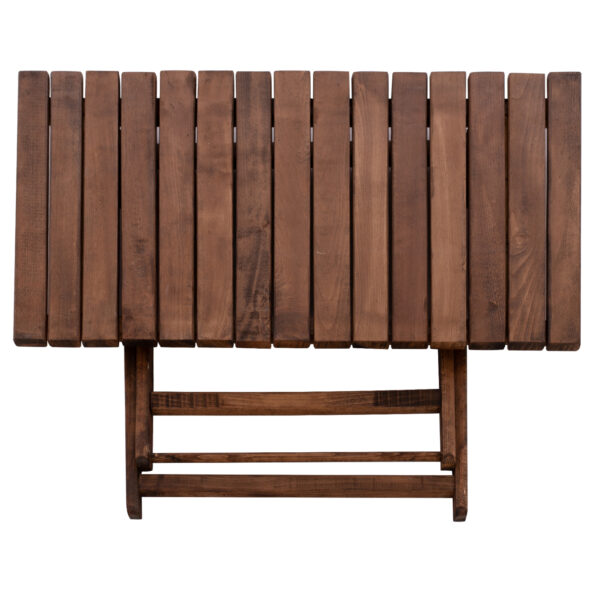 ΤΡΑΠΕΖΙ ΣΚΗΝΟΘΕΤH ΛΗΜΝΟΣ ΜΑΣΙΦ ΟΞΙΑ ΕΜΠOΤΙΣΜΟΣ ΚΑΡΥΔΙ HM5652.01 100x60x75 εκ. - Image 4