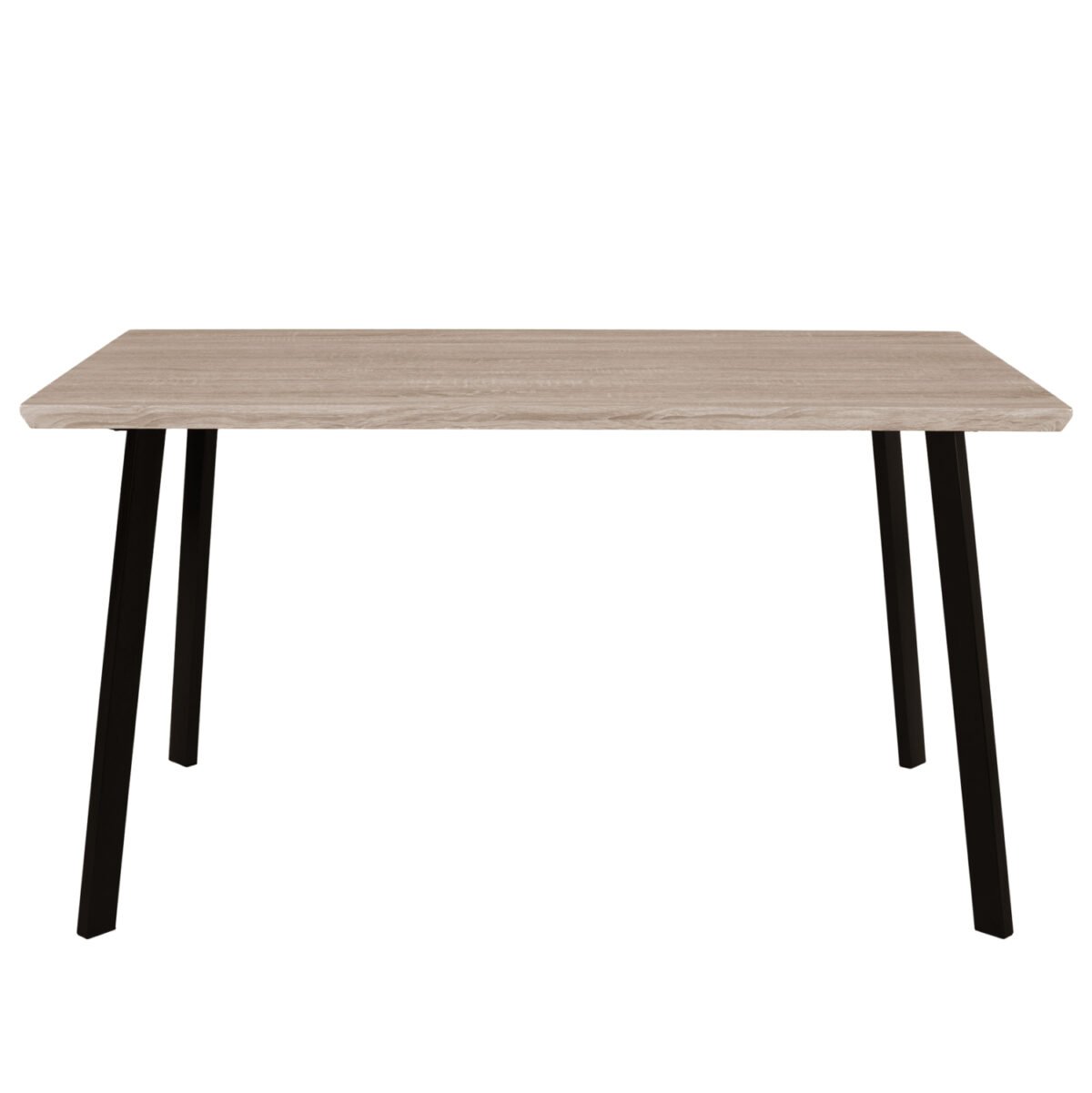 ΤΡΑΠΕΖΙ ΤΡΑΠΕΖΑΡΙΑΣ OFIRA 140X80 SONAMA ΜΕ ΜΑΥΡΑ ΠΟΔΙΑ HM8374 - Image 3