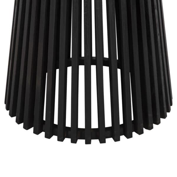 ΤΡΑΠΕΖΙ ΤΡΑΠΕΖΑΡΙΑΣ FRANTZ HM9457.12 ΜΑΣΙΦ MINDI ΞΥΛΟ ΣΕ ΜΑΥΡΟ Φ150x75Υεκ - Image 3