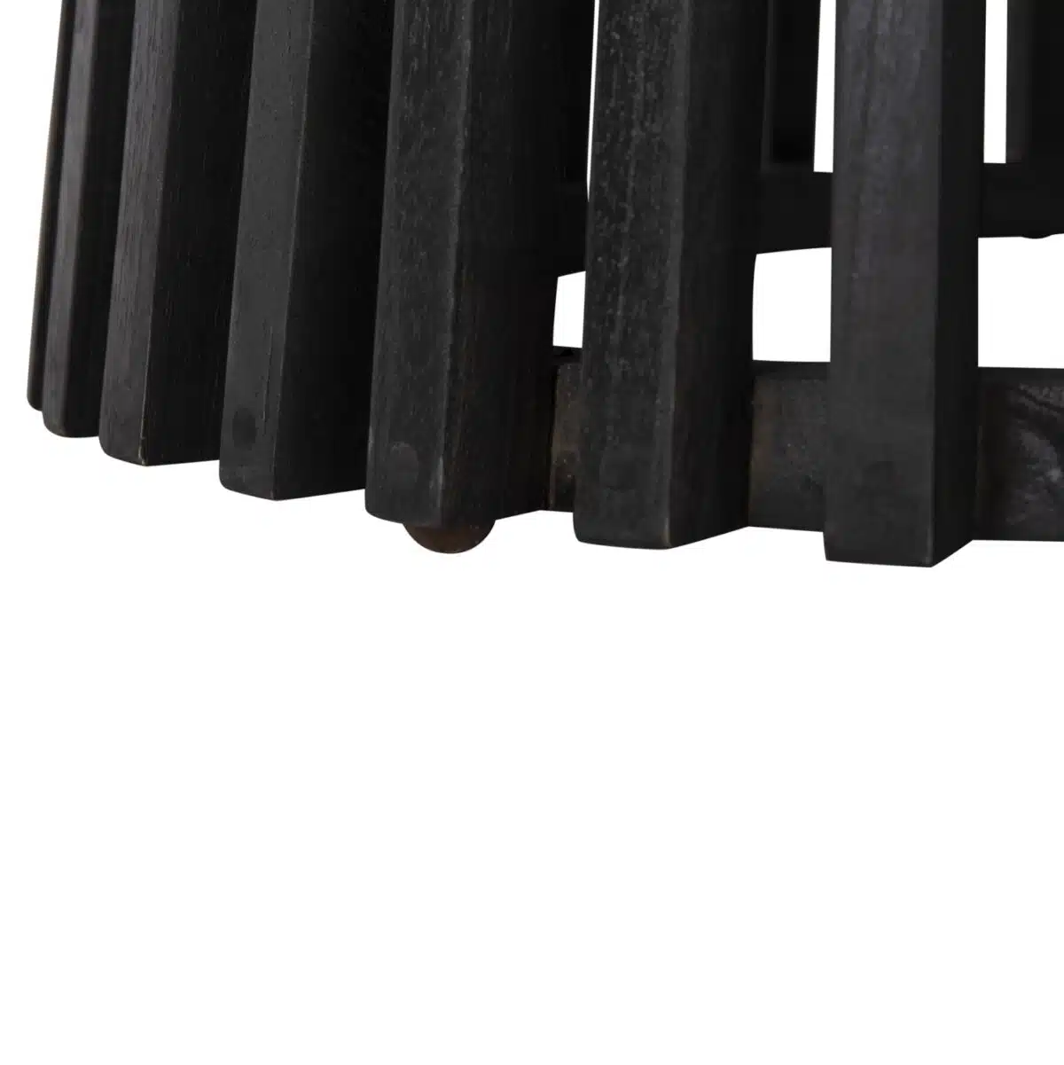 ΤΡΑΠΕΖΙ ΤΡΑΠΕΖΑΡΙΑΣ FRANTZ HM9457.12 ΜΑΣΙΦ MINDI ΞΥΛΟ ΣΕ ΜΑΥΡΟ Φ150x75Υεκ - Image 5