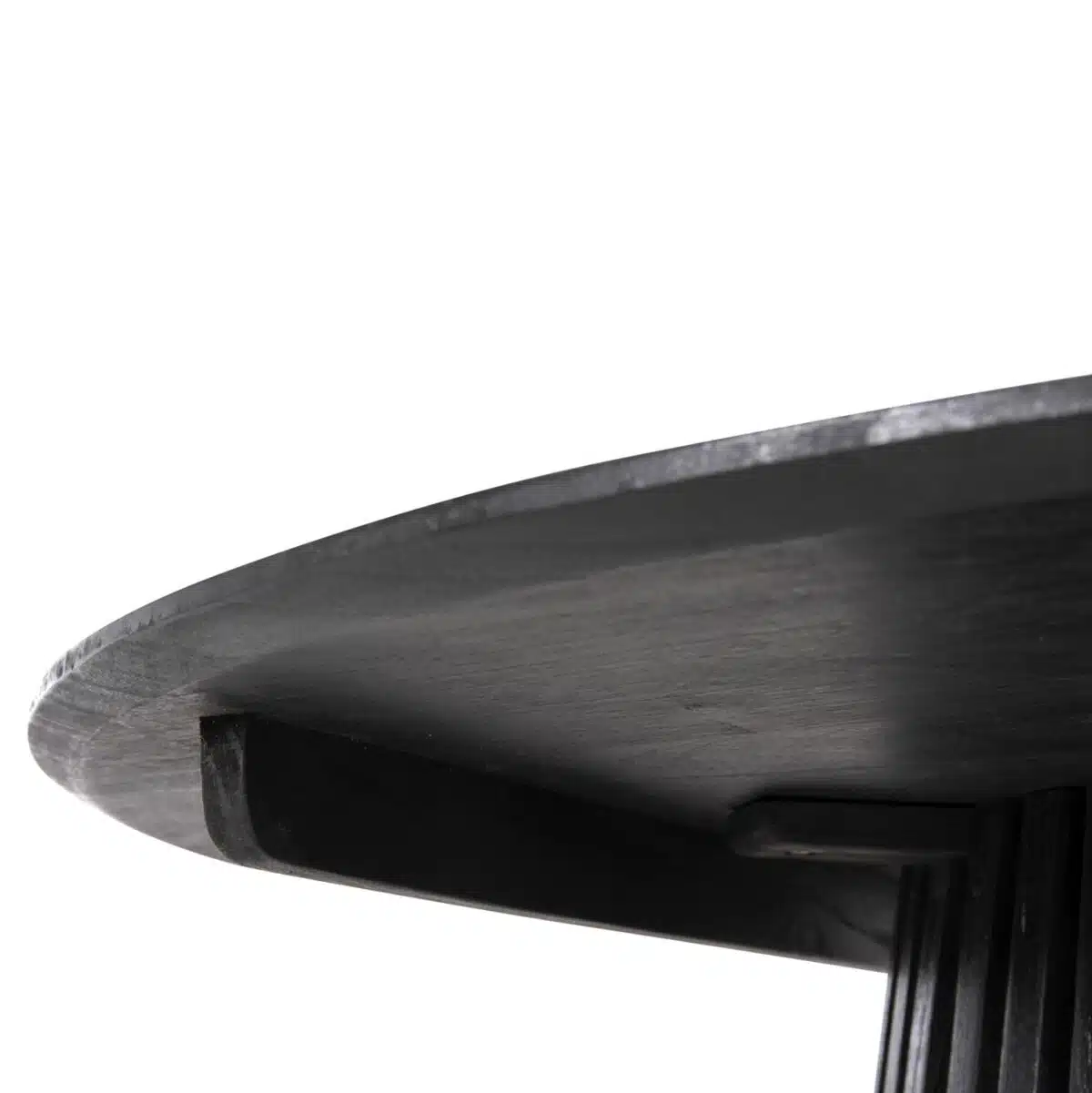 ΤΡΑΠΕΖΙ ΤΡΑΠΕΖΑΡΙΑΣ FRANTZ HM9457.12 ΜΑΣΙΦ MINDI ΞΥΛΟ ΣΕ ΜΑΥΡΟ Φ150x75Υεκ - Image 6