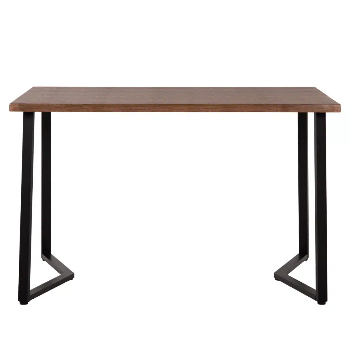 ΤΡΑΠΕΖΙ ΤΡΑΠΕΖΑΡΙΑΣ JAY HM9531 MDF ΚΑΡΥΔΙ-ΜΑΥΡA ΜΕΤΑΛΛΙΚΑ ΠΟΔΙΑ 120x70x76Υεκ. - Image 3
