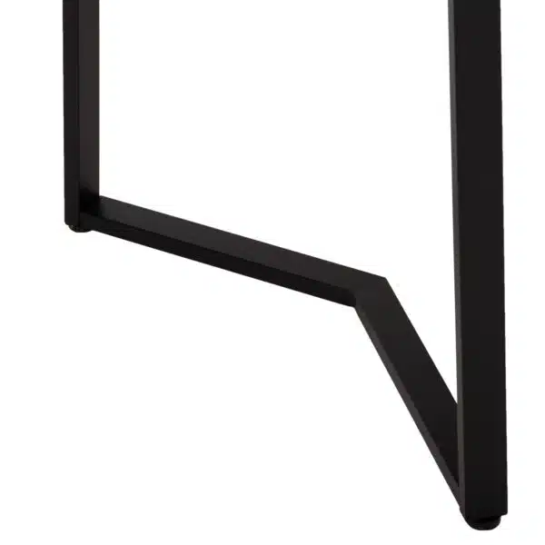 ΤΡΑΠΕΖΙ ΤΡΑΠΕΖΑΡΙΑΣ JAY HM9531 MDF ΚΑΡΥΔΙ-ΜΑΥΡA ΜΕΤΑΛΛΙΚΑ ΠΟΔΙΑ 120x70x76Υεκ. - Image 5
