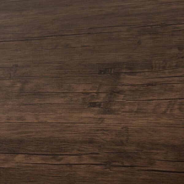 ΤΡΑΠΕΖΙ ΤΡΑΠΕΖΑΡΙΑΣ GOOSE HM9532 MDF ΚΑΡΥΔΙ-ΜΑΥΡΟ ΜΕΤΑΛΛΟ 120X80Χ75Yεκ. - Image 6