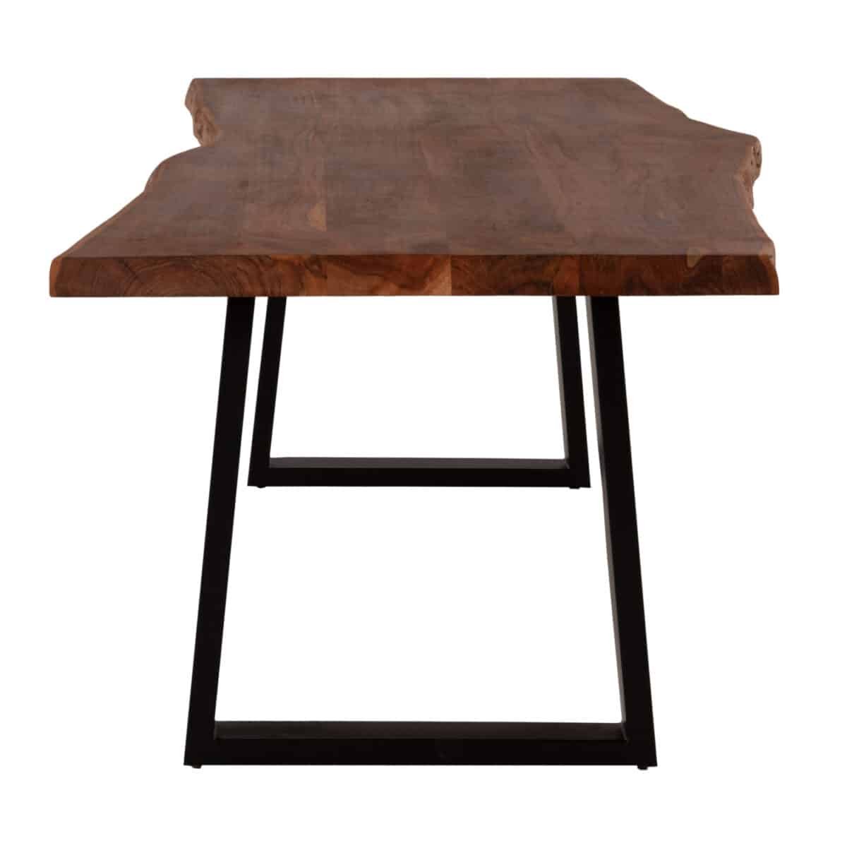 ΤΡΑΠΕΖΙ ΤΡΑΠΕΖΑΡΙΑΣ MONTANA HM9620.11 ΜΑΣΙΦ ΞΥΛΟ ΑΚΑΚΙΑΣ 240x100x77Υεκ. 4εκ ΠΑΧΟΣ ΕΠΙΦΑΝΕΙΑΣ - Image 3