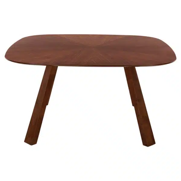 ΤΡΑΠΕΖΙ ΤΡΑΠΕΖΑΡΙΑΣ RINER HM9733 MDF ΜΕ ΚΑΠΛΑΜΑ ΚΑΡΥΔΙΑΣ 150x150x75Υ εκ. - Image 3