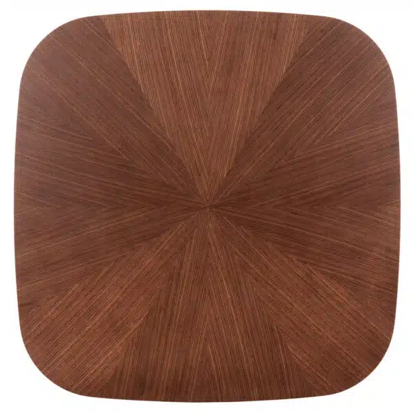 ΤΡΑΠΕΖΙ ΤΡΑΠΕΖΑΡΙΑΣ RINER HM9733 MDF ΜΕ ΚΑΠΛΑΜΑ ΚΑΡΥΔΙΑΣ 150x150x75Υ εκ. - Image 5
