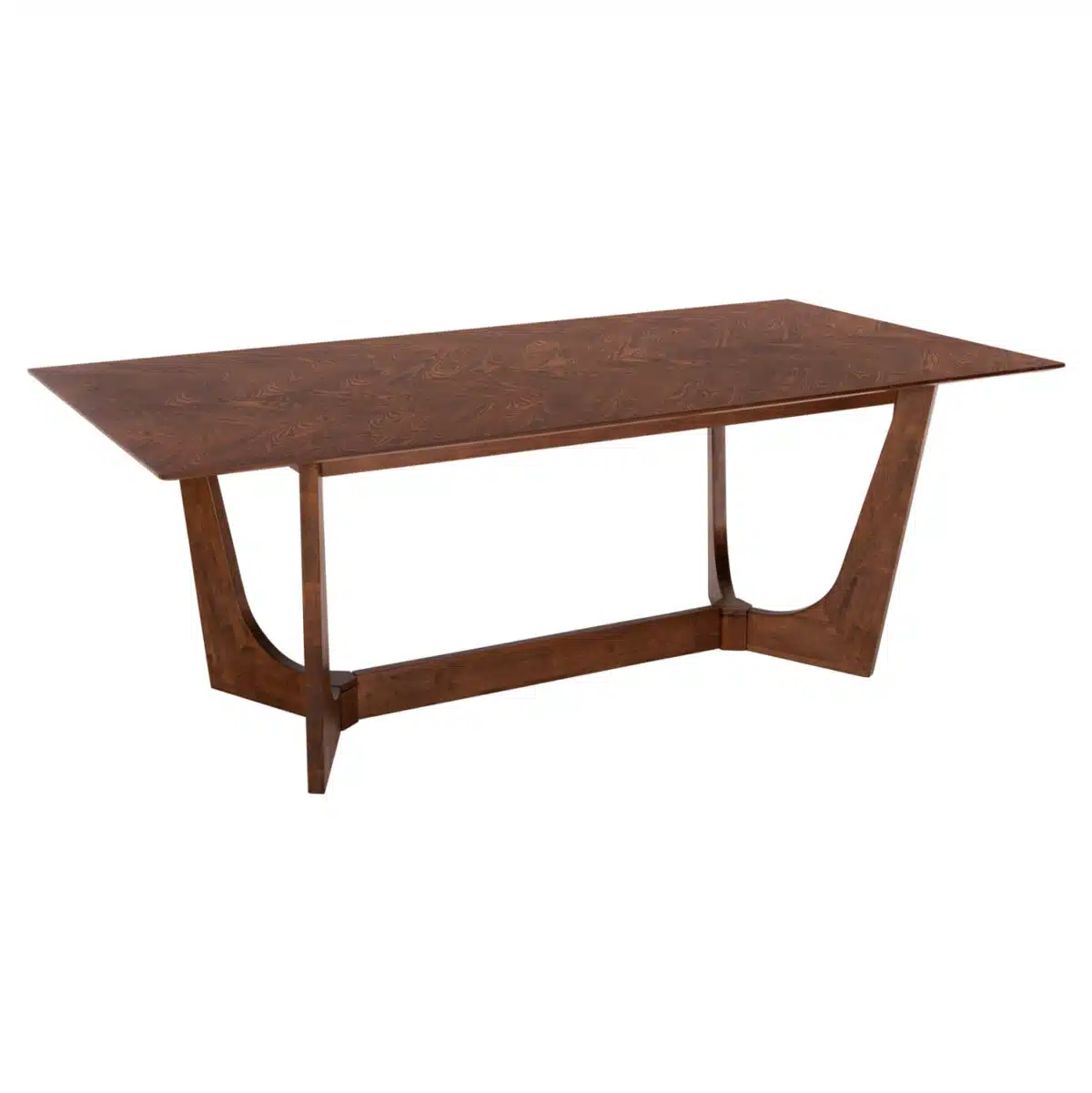 ΤΡΑΠΕΖΙ ΤΡΑΠΕΖΑΡΙΑΣ RIMER HM9742 MDF ΜΕ ΚΑΠΛΑΜΑ ΦΡΑΞΙΝΟΥ-ΚΑΡΥΔΙ ΧΡΩΜΑ 220X100x75Yεκ. - Image 4