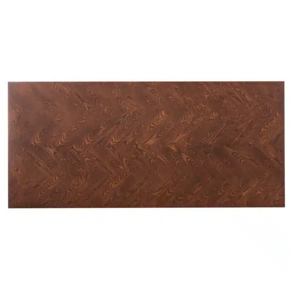 ΤΡΑΠΕΖΙ ΤΡΑΠΕΖΑΡΙΑΣ RIMER HM9742 MDF ΜΕ ΚΑΠΛΑΜΑ ΦΡΑΞΙΝΟΥ-ΚΑΡΥΔΙ ΧΡΩΜΑ 220X100x75Yεκ. - Image 6