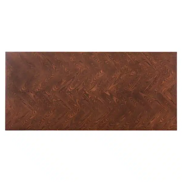 ΤΡΑΠΕΖΙ ΤΡΑΠΕΖΑΡΙΑΣ RIMER HM9742 MDF ΜΕ ΚΑΠΛΑΜΑ ΦΡΑΞΙΝΟΥ-ΚΑΡΥΔΙ ΧΡΩΜΑ 220X100x75Yεκ. - Image 10