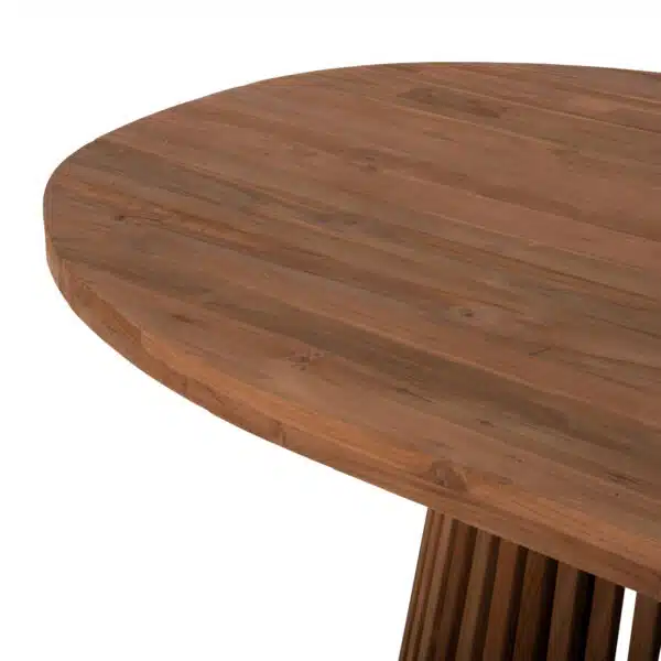ΤΡΑΠΕΖΙ ΤΡΑΠΕΖΑΡΙΑΣ REMIK HM9835 RECYCLED ΤΕΑΚ ΣΕ ΦΥΣΙΚΟ 100x200x75,5Yεκ. TOP 4εκ. - Image 6