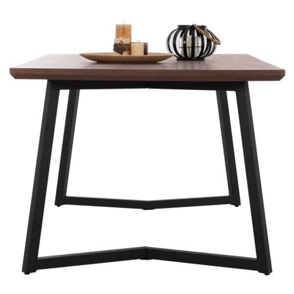 ΤΡΑΠΕΖΙ ΤΡΑΠΕΖΑΡΙΑΣ JAY HM9304.02 ΚΑΠΛΑΜΑΣ ΚΑΡΥΔΙΑΣ ΡΟΥΣΤΙΚ ΣΤΥΛ 200x100x75 εκ. - Image 4