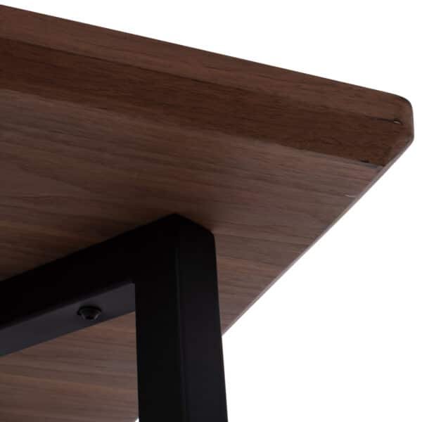 ΤΡΑΠΕΖΙ ΤΡΑΠΕΖΑΡΙΑΣ JAY HM9304.02 ΚΑΠΛΑΜΑΣ ΚΑΡΥΔΙΑΣ ΡΟΥΣΤΙΚ ΣΤΥΛ 200x100x75 εκ. - Image 8