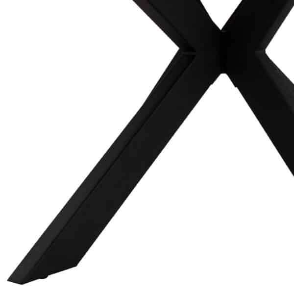 ΤΡΑΠΕΖΙ ΤΡΑΠΕΖΑΡΙΑΣ SARI HM9311.02 ΜΕ ΚΑΠΛΑΜΑ ΚΑΡΥΔΙΑΣ ΡΟΥΣΤΙΚ ΣΤΥΛ 180x90x75Yεκ. - Image 8