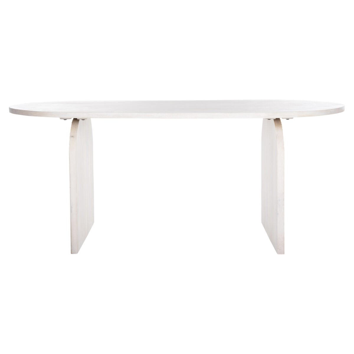 ΤΡΑΠΕΖΙ ΤΡΑΠΕΖΑΡΙΑΣ ΟΒΑΛ ΗΟΝΚΥ HM9690 ΜΑΣΙΦ ΞΥΛΟ MANGO ΣΕ ΛΕΥΚΟ 180,5x90,5x76Υεκ. - Image 4