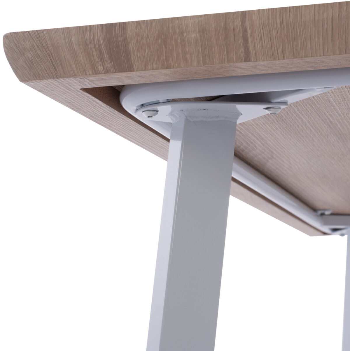 ΤΡΑΠΕΖΙ ΤΡΑΠΕΖΑΡΙΑΣ OFIRA 140X80 SONAMA ΜΕ ΛΕΥΚΑ ΠΟΔΙΑ HM8374.02 - Image 9