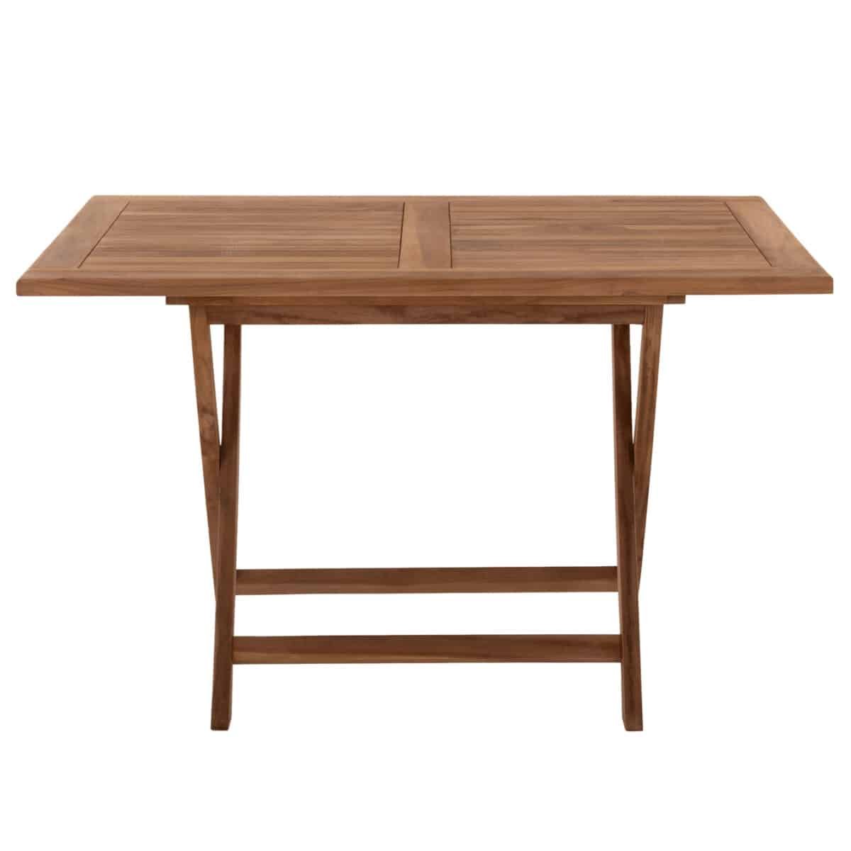 ΤΡΑΠΕΖΙ ΤΡΑΠΕΖΑΡΙΑΣ KENDALL ΠΤΥΣΣΟΜΕΝΟ HM9542 TEAK ΣΕ ΦΥΣΙΚΟ ΧΡΩΜΑ 120x80x75Yεκ. - Image 3