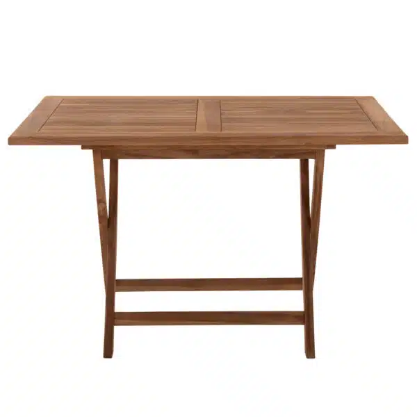 ΤΡΑΠΕΖΙ ΤΡΑΠΕΖΑΡΙΑΣ KENDALL ΠΤΥΣΣΟΜΕΝΟ HM9542 TEAK ΣΕ ΦΥΣΙΚΟ ΧΡΩΜΑ 120x80x75Yεκ. - Image 3