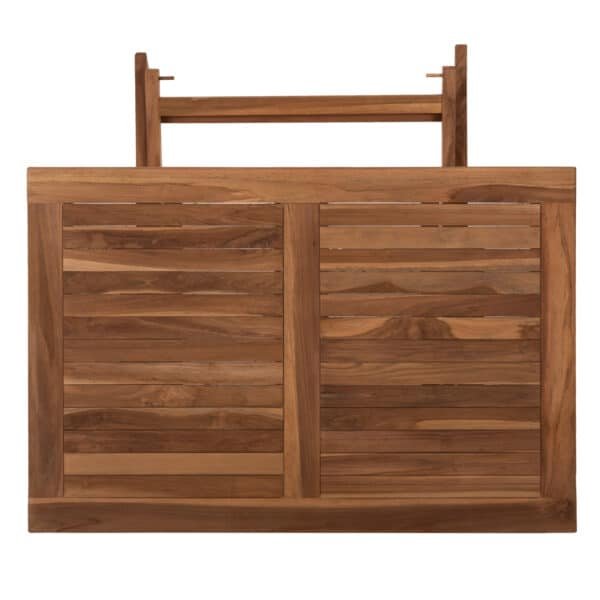 ΤΡΑΠΕΖΙ ΤΡΑΠΕΖΑΡΙΑΣ KENDALL ΠΤΥΣΣΟΜΕΝΟ HM9542 TEAK ΣΕ ΦΥΣΙΚΟ ΧΡΩΜΑ 120x80x75Yεκ. - Image 8