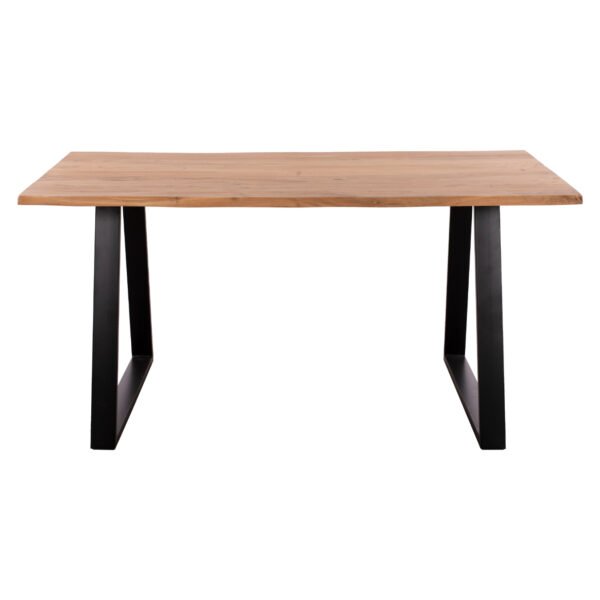 ΤΡΑΠΕΖΙ ΤΡΑΠΕΖΑΡΙΑΣ SOFIA SLIM HM8500.11 ΜΑΣΙΦ ΞΥΛΟ ΑΚΑΚΙΑΣ 160x90x76Υ εκ. - Image 3