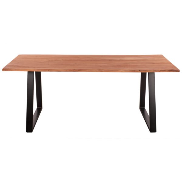 ΤΡΑΠΕΖΙ ΤΡΑΠΕΖΑΡΙΑΣ SOFIA SLIM HM8501.11 ΑΠΟ ΜΑΣΙΦ ΞΥΛΟ ΑΚΑΚΙΑΣ 200x100x77Υ εκ. - Image 3