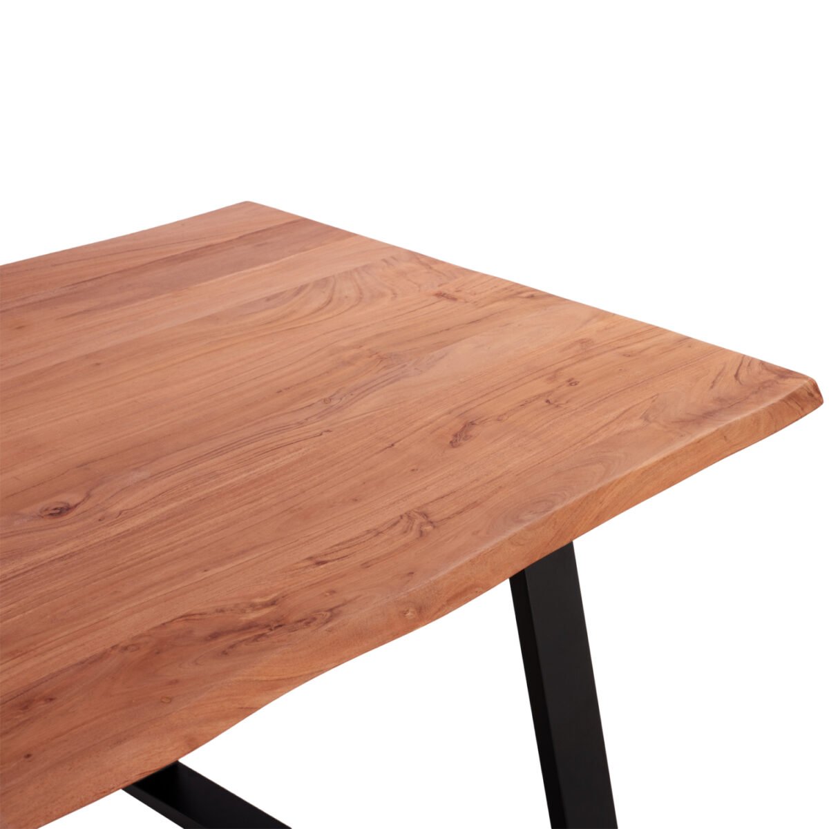 ΤΡΑΠΕΖΙ ΤΡΑΠΕΖΑΡΙΑΣ SOFIA SLIM HM8501.11 ΑΠΟ ΜΑΣΙΦ ΞΥΛΟ ΑΚΑΚΙΑΣ 200x100x77Υ εκ. - Image 4