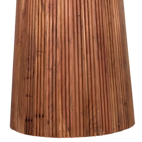 ΤΡΑΠΕΖΙ ΤΡΑΠΕΖΑΡΙΑΣ ΣΤΡΟΓΓΥΛΟ GROOT HM9684 ΜΑΣΙΦ ΞΥΛΟ ΑΚΑΚΙΑΣ ΣΕ ΦΥΣΙΚΟ Φ120x79Υεκ - Image 9