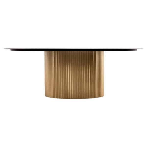 ΤΡΑΠΕΖΙA ΣΑΛΟΝΙΟΥ 2ΤΜΧ CLAD HM11916 ΜΕΤΑΛΛΟ ΣΕ ΧΡΥΣΟ-ΜΑΥΡΟ Φ110x38Υ & Φ80x32Υ εκ. - Image 5