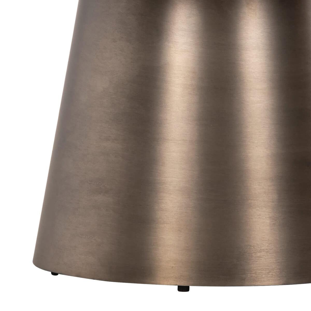 ΤΡΑΠΕΖIA ΣΑΛΟΝΙΟΥ 2ΤΜΧ NICKELY HM9667 ΜΕΤΑΛΛΟ ΣΕ ΑΣΗΜΙ ΜΑΤ Φ80x41Υ & Φ60x36Υ εκ. - Image 6