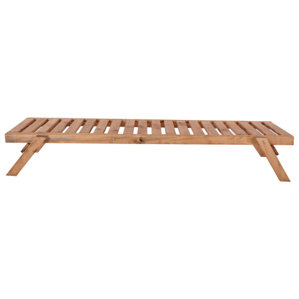 ΞΑΠΛΩΣΤΡΑ ΕΠΑΓΓΕΛΜΑΤΙΚΗ JULES HM11431.03 ΦΥΣΙΚΗ ΑΠΟ ΞΥΛΟ ΕΛΑΤΗΣ 72x196x29-84 εκ. - Image 3