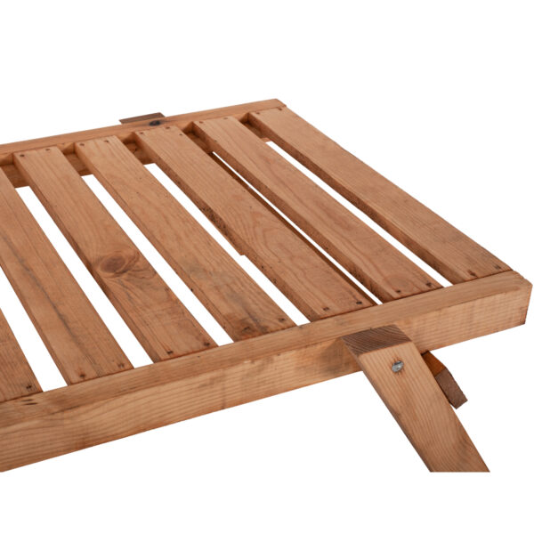 ΞΑΠΛΩΣΤΡΑ ΕΠΑΓΓΕΛΜΑΤΙΚΗ JULES HM11431.03 ΦΥΣΙΚΗ ΑΠΟ ΞΥΛΟ ΕΛΑΤΗΣ 72x196x29-84 εκ. - Image 6