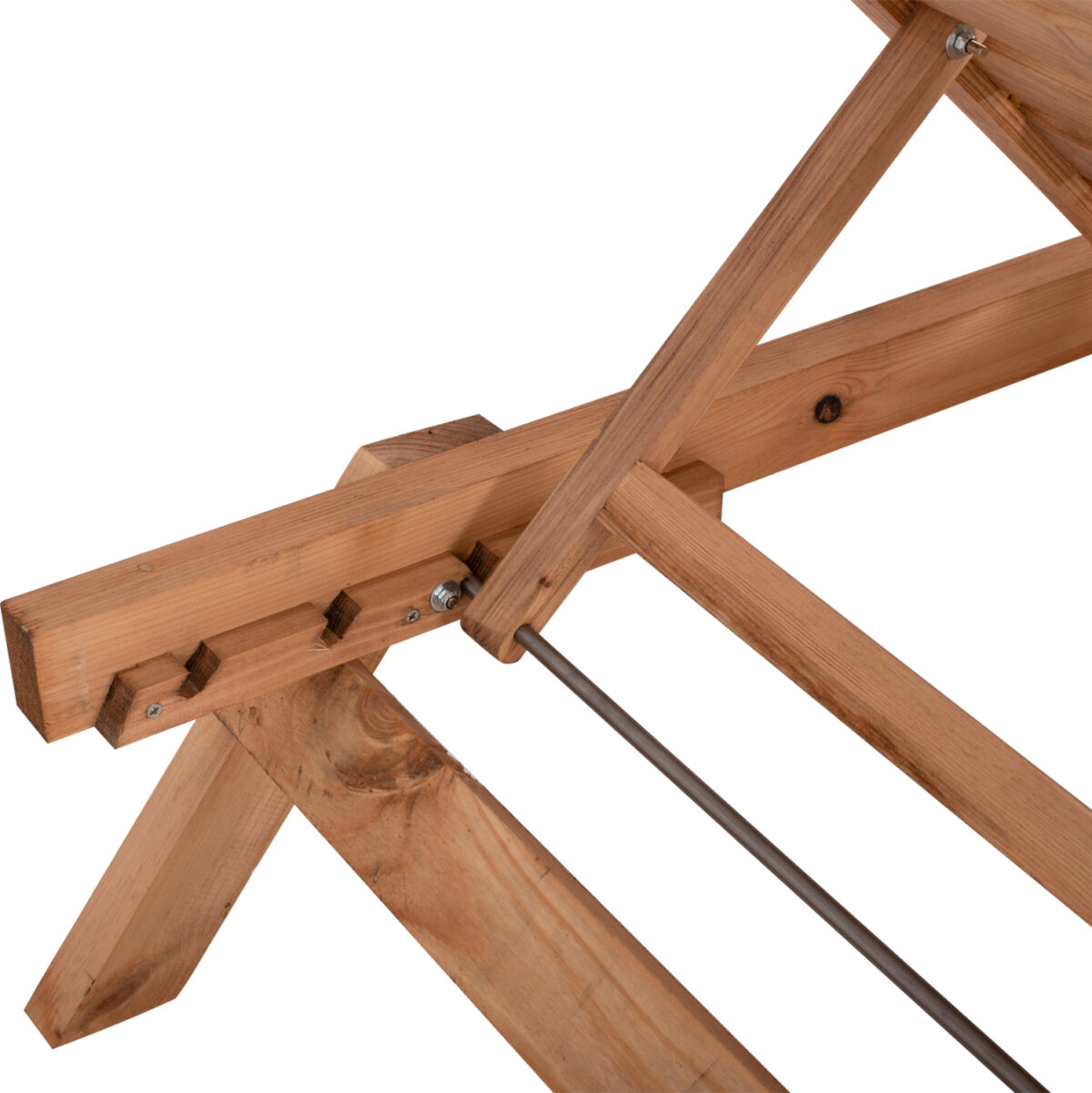 ΞΑΠΛΩΣΤΡΑ ΕΠΑΓΓΕΛΜΑΤΙΚΗ JULES HM11431.03 ΦΥΣΙΚΗ ΑΠΟ ΞΥΛΟ ΕΛΑΤΗΣ 72x196x29-84 εκ. - Image 8