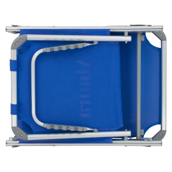 ΞΑΠΛΩΣΤΡΑ ΠΑΡΑΛΙΑΣ ALMIRA HM5054.01 ΒΑΡΕΩΣ ΤΥΠΟΥ ΜΠΛΕ ΑΛΟΥΜΙΝΙΟΥ 188x58x28-80Υ εκ. - Image 5