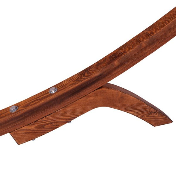 ΞΑΠΛΩΣΤΡΑ ΠΑΡΑΛΙΑΣ ΞΥΛΙΝΗ ΚΑΡΥΔΙ-ΜΠΕΖ ΜΕ ΣΚΙΑΣΤΡΟ COLBY HM5671.02 105X221X162Υ εκ. - Image 8