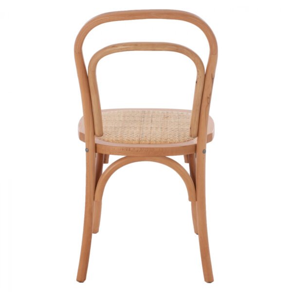 ΞΥΛΙΝΗ ΚΑΡΕΚΛΑ ΒΙΕΝΝΗΣ ALIYAH ΣΤΟΙΒΑΖΟΜΕΝΗ ΑΠΟ ΞΥΛΟ ΟΞΙΑΣ ΣΕ ΦΥΣΙΚΟ HM8644.01 45x54x89 εκ. - Image 5