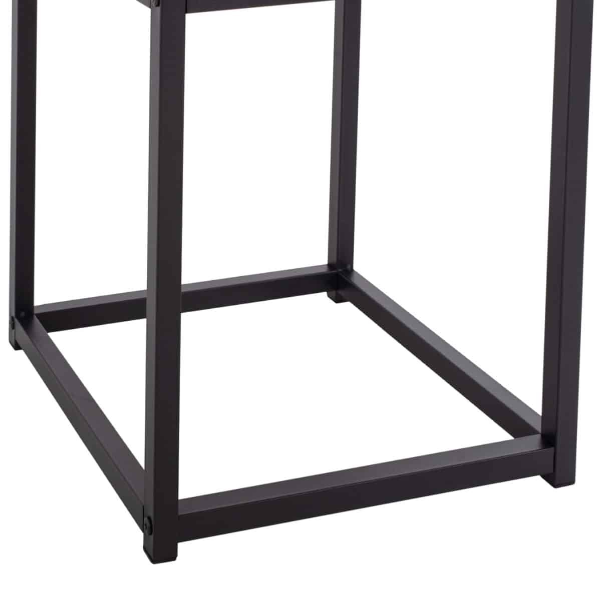 ΖΙΓΚΟΝ GRELAY 2 ΤΕΜ MDF ΟΨΗ ΜΑΡΜΑΡΟΥ & ΜΕΤΑΛΛΟ HM8762.13 45Χ45Χ50εκ. & 37Χ37Χ43 εκ. - Image 5